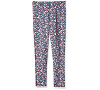Osh Kosh Girls' Little Full Length Legging, Orange Floral, 4-5