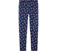 Osh Kosh Girls' Toddler Full Length Leggings, Navy Cherry, 2T