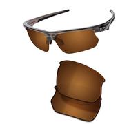 OSharp Replacement Lenses for Oakley Bisphaera OO9400-68mm Sunglasses - HD Polarized, UV Protection & Perfectly Fit - Bronze Brown