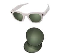 OSharp Replacement Lenses for Oakley Meta HSTN OW8002-51mm Sunglasses - HD Polarized, UV Protection & Perfectly Fit - Gray Green