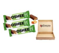 Oshee High Protein Peanut & Caramel Bars 49g - Pack Of 3 - Protein Snack Bars with Peanuts & Caramel | Energy Boost Snack | On-the-Go Fitness Fuel