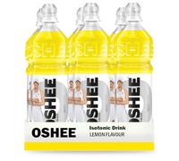 OSHEE LEMON isotonic Drink 750ml (Pack of 6) - Addition of vitamins and L-carnitine - Sugar Free - Hydration - Vitamin Drinks