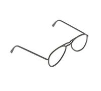 Oshhni 1/6 Scale Alloy Glasses for 12-inch Female & Male Action Figures, black, 2.3x2.4cm