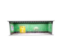 Oshhni 1/64 Model Car Display Case, Miniature Scenario Model, DIY Assembly, Decoration, Simulated Parking Lot Scene, Garage, Diorama, Style C