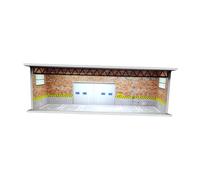 Oshhni 1/64 Model Car Display Case, Miniature Scenario Model, DIY Assembly, Decoration, Simulated Parking Lot Scene, Garage, Diorama, Style A