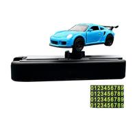 Oshhni 1/64 Scale Model Car Dashboard Decoration Easy Installation Dynamic Auto Accessories Central Decoration, Blue