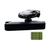 Oshhni 1/64 Scale Model Car Dashboard Decoration Easy Installation Dynamic Auto Accessories Central Decoration, Black
