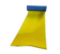 Oshhni 1.8m X 5.6m High-density Floating Mattress, Ideal for Pool Parties, Relaxation, And Family Fun, Blue Yellow
