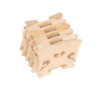 Oshhni 10 Pieces Maple Violin Bridge 4/4 Wood Bridge Part Professional Hand Carved Lightweight Accessories for Violin Enthusiasts