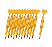Oshhni 12 Heart-Shaped Pens for Valentine's Day: Ideal for School, Office, Parties, Sketching, And As A Gift for Guests, Gold