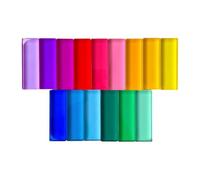 Oshhni 15-color Rectangular Translucent Blocks, A Toy for Learning to Stack Colors, A Sensory Training Toy for Children And