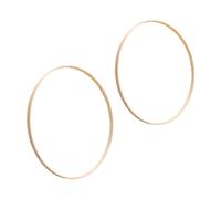 Oshhni 2 Bamboo Floral Hoops Decorative DIY Craft Hoops Round Dream Catcher Hoops for Crafts Suitable for Wedding Wreath Decor, Wall Hanging Craft