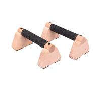 Oshhni 2 Heavy Duty Non-Slip Wooden, Exercise Stands, Parallel for Home Gym, Shoulders And Triceps, 20cm