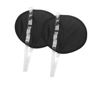 Oshhni 2 Pieces Underarm Pad Armpit Shield Non Visible Gifts Breathable Armpit Sweat Pad, Black