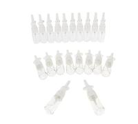 Oshhni 20 Pcs White Refillable Nasal Spray Bottle for Oils Liquids 10ml/15ml/30ml, 10ml