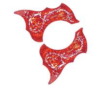 Oshhni 2x 40 '' 41 '' Acoustic Guitar Pick Guard Music for Left And Right Handers Red