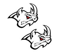 Oshhni 2x Car Stickers with Animal Motifs, Easy Application, Creative Car Stickers for Decorating Cars, Car And Motorhomes