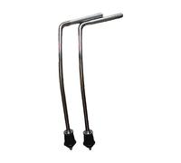 Oshhni 2x Floor Tom Legs Hardware Drum Stand Professional Tom Drum Set Support Rack Adjuster, Tom Feetdrum Set Snare Drum Legs Percussion Parts
