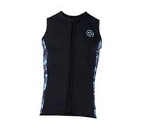 Oshhni 3mm Men Wetsuit Top Zipper Diving Vest Sleeveless Neoprene Diving Vest Swimsuit for Surfing, XL