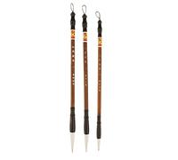Oshhni 3X Chinese Wolf Brushes Pen Writing Painting Craft