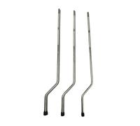 Oshhni 3x Drum Kit Support Legs Bass Drum Feet Drum Legs Support Rack Percussion Instrument Replacement Tom Legs Floor Tom Legs