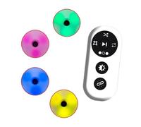 Oshhni 4PCS Reaction Training Lights, Sports Agility Lights, Interactive Portable LED Lamp, with Remote Control for Soccer And Basketball