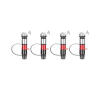 Oshhni 4x Automatic Tire Drain Valves, Tire Drain Valve Set, Practical Quick Drain Valve for Pickups, UTVs And Trucks