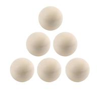Oshhni 6 Wooden Balls for DIY Projects, Unfinished, Creative and Fun Crafts, for Decorating, Diameter 4.5cm, Balls