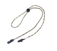 Oshhni Adjustable Hat Strap Clip Hat Leash Clip Hat Chin Cord Windproof Strap Clip Hat Retainer Clip for Sun Hat Fishing Travel, Brown