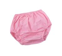 Oshhni Adult Diaper Cover Waterproof for Old Man Convenient to Put on and Take Off Incontinence Underwear Leakproof, Pink, L