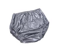 Oshhni Adult Diaper Cover Waterproof Reusable Practical Leak Protection Incontinence Pants, Gray, S