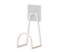 Oshhni Badminton And Tennis Racket Rack, Simple, Lightweight, And Compact, Wall-mounted, Ideal for Basements, Garages, And Sports Courts, White