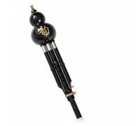Oshhni Beginner Bamboo Flute Wind Instrument Musical Instrument Chinese Flute Intricate Patterns Drop Resistance Suitable for Student Adult Practice Music Education, Black Steel C Key