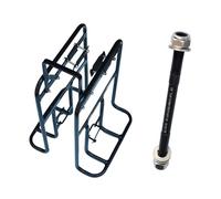 Oshhni Bike Rack Accessories Spare Part Fittings Aluminum Alloy Frame Front Mount, with Shaft