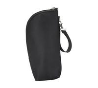 Oshhni Bottle Bag Breast Milk Cooler Bag Portable Breastfeeding Mom Insulated Nursing Bottle Cooler Warmer Bag for Car Travel, Black