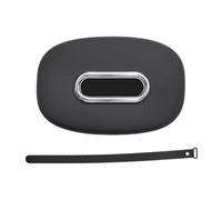 Oshhni Car Tissue Holder Silicone Easy Installation Napkin Organizer Convenient Universal Travel Accessories Backseat Tissue Box, Black