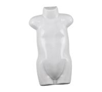 Oshhni Child Mannequin Torso Hanger Half Body Display Model Boy Girl Clothes Display, S