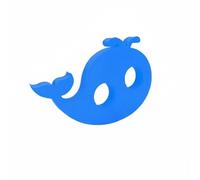 Oshhni Children Swimming Floating Modular EVA Connector Practice Tool Ergonomic Support Stick Suitable for Water Exercise Beginner Lessons, EVA Whale Two-Hole Connector Random Color