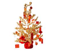 Oshhni Chinese, Good Luck Bonsai, Feng Shui, Tree Ornament Holder for Office, Home, Hotel, Restaurant, Multi, 60cm H