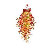 Oshhni Chinese New Year 2026 Blessing Wreath, Luminous Wall Decoration for The Spring Festival, Ideal for The Fireplace Or Home, Style A
