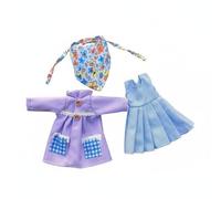 Oshhni Doll Dress Doll Outfit Doll Clothes Doll Apparel Designed for 1/6 Scale Dolls Suitable for Enthusiasts Display Collections , Purple , Coat SET