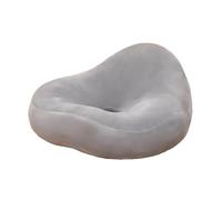 Oshhni Donut Sitting Pillow Tailbone Pillow Doughnut Ring Large Extra Thick Chair Pad Seat Cushion for Office Chair Car Gaming Men, grey