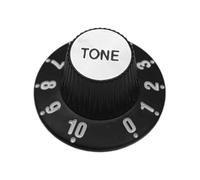 Oshhni Electric Guitar Control Knob Bass Guitar Accessory Install High Reliability Practical Top Hat Knob, Tone