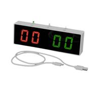 Oshhni Electronic Billiards Scoreboard White Versatile Gifts for Volleyball Practical Portable Digital Scoreboard Score Keeper, 1200ma