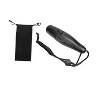 Oshhni Electronic Whistle for Outdoor Sports, Adjustable Volume And Lanyard for Trainers, Dog Training And, Black