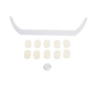 Oshhni Eyebrow Ruler Acrylic Reusable Practical Stencil Professional Position Mapping Mark Tool Portable for Beginners Women