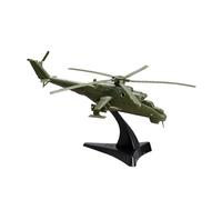 Oshhni Fighter Building Toy Set Helicopter Toy 1:144 Scale Desktop Ornament Simulation Decorative Aircraft Model Kit 4D Model Kit