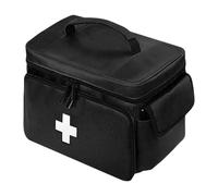 Oshhni First Aid Bag Empty Medical Storage Bag Practical Multifunctional Travel Carrying Case, Emergency Organizer for Camping, Car