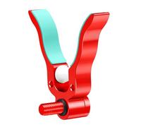 Oshhni Fishing Rod Holder, Multi-Purpose Easy to Install Fishing Rod Holder with Non-Slip Silicone Pad for River, Freshwater And, Red