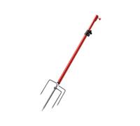 Oshhni Floor Fishing Rod Holder, Multifunctional Heavy Duty Adjustable Portable Stable Fishing Rod Rack for Camping Picnic, Red